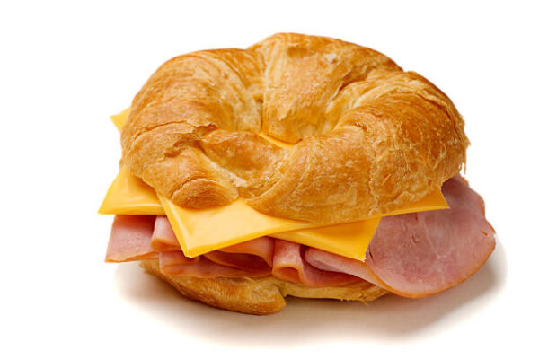 Croissant jambon fromage